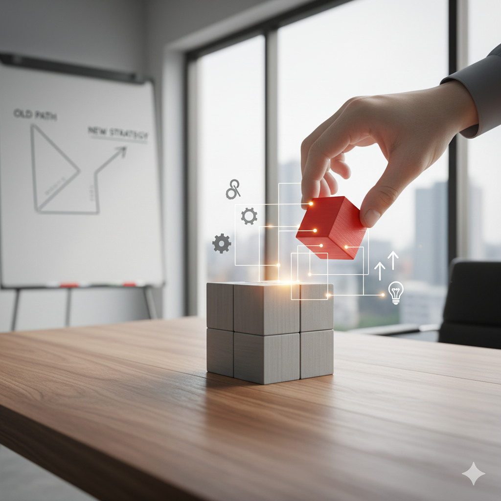 Gemini Generated Image iucpppiucpppiucp - Thinking Outside the Box: come il Pensiero Creativo Cambia le Decisioni Strategiche nella PMI - modello delle conseguenze - Valerio Malvezzi