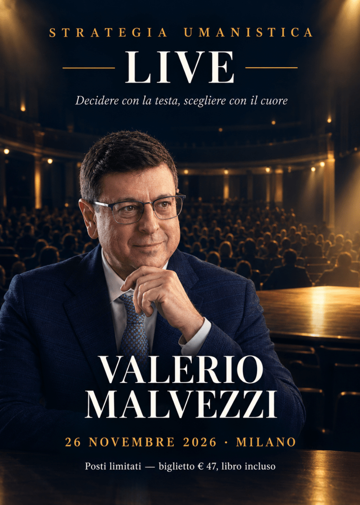 locandina evento Strategia Umanistica LIVE Milano 26 novembre 2026